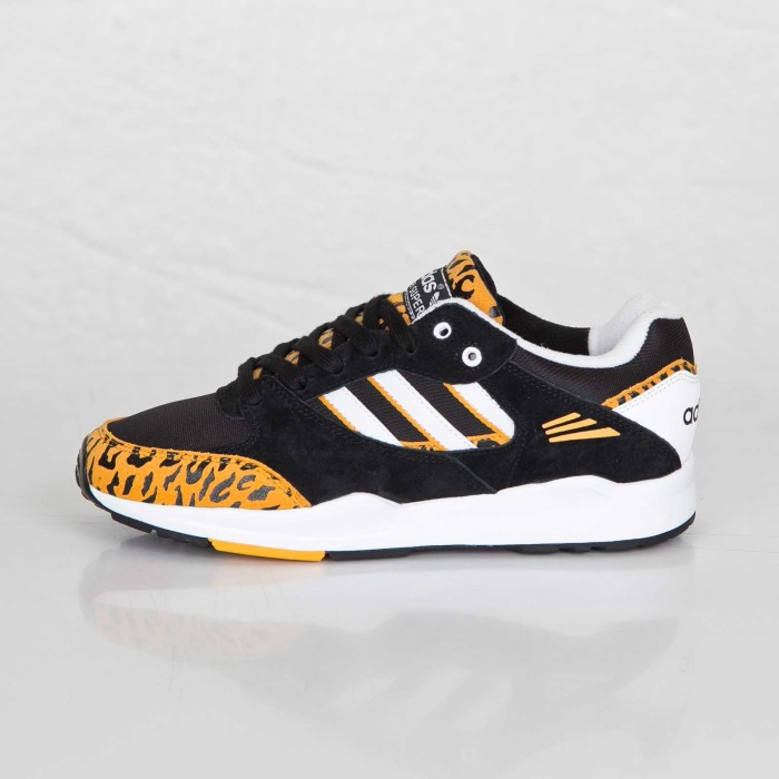 adidas Tech Super K Black White Leopard