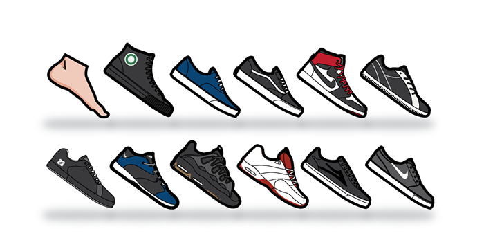 The Evolution of Skate Shoes by SlamXHype