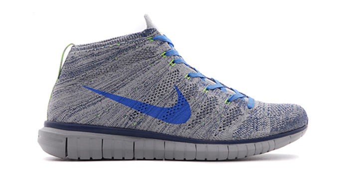 Nike Free Flyknit Chukka Wolf Grey