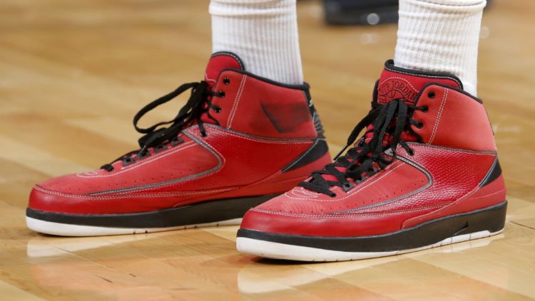 PJ Tucker wearing Air Jordan 2 "Candy Pack"