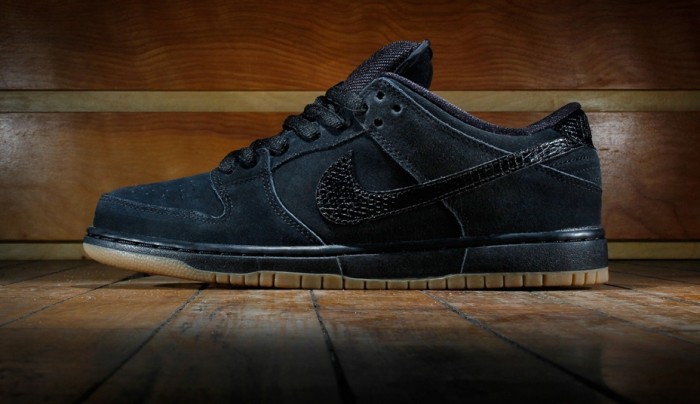 Nike SB Dunk Low Pro Black Gum Medium Brown