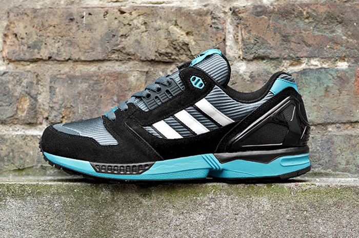 adidas Originals ZX 8000 Black Bright Cyan