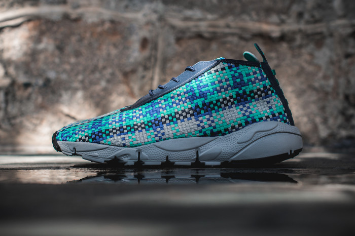 Nike Air Footscape Desert Chukka Midnight Navy Hyper Jade Silver