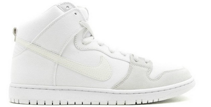 Nike SB Dunk High Pro White Metallic Summit