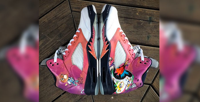 Kanye West inspired Air Jordan 5 "Graduation" Custom