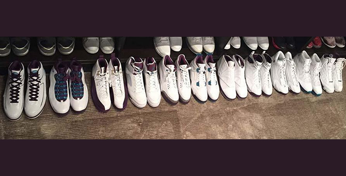 Michael Jordan Unveils Air Jordan Hornets PEs