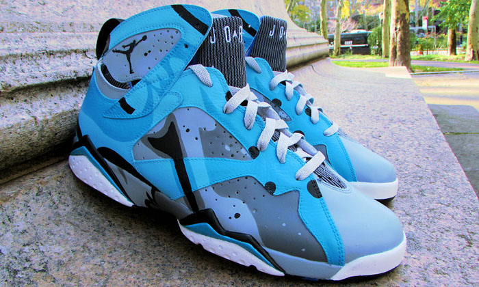 air jordan 7 blue magic custom