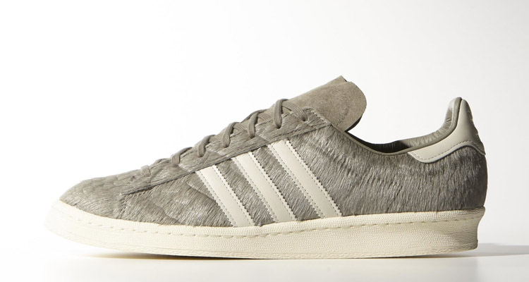 adidas campus 80s pony hair grey