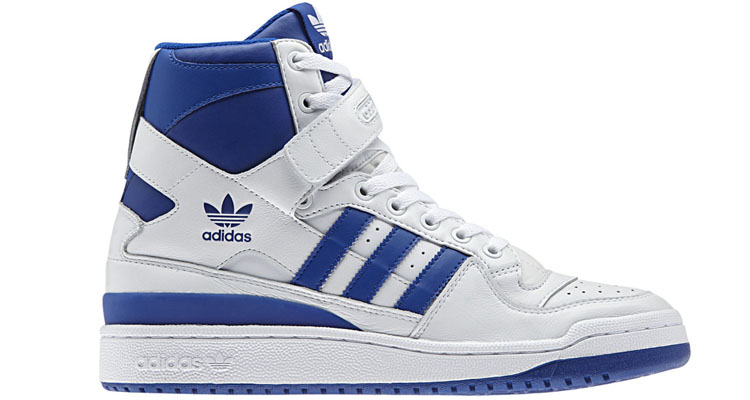 adidas forum hi white collegitate blue