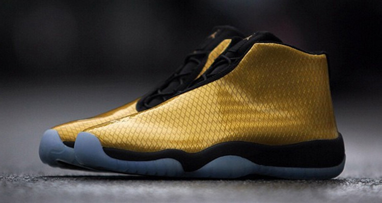 Air Jordan Future Patent Leather Gold