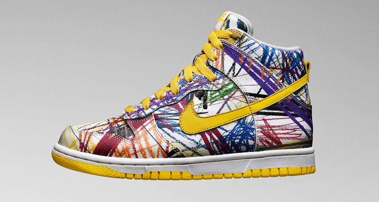 Nike Dunk High GS Scribble