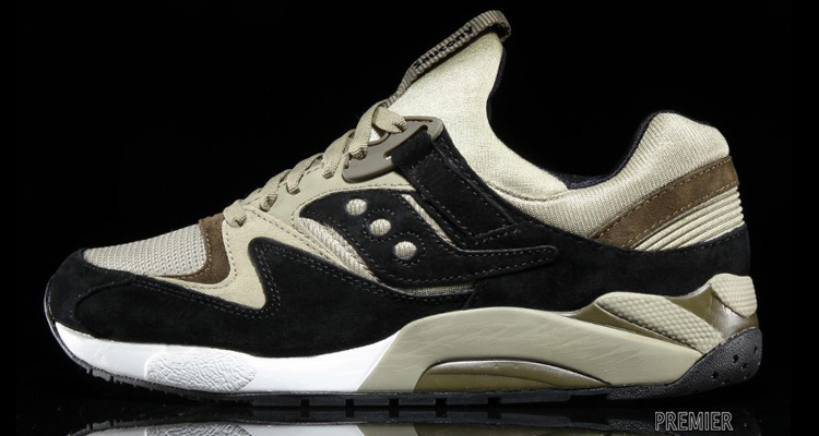 saucony grid 9000 spice pack black light grey