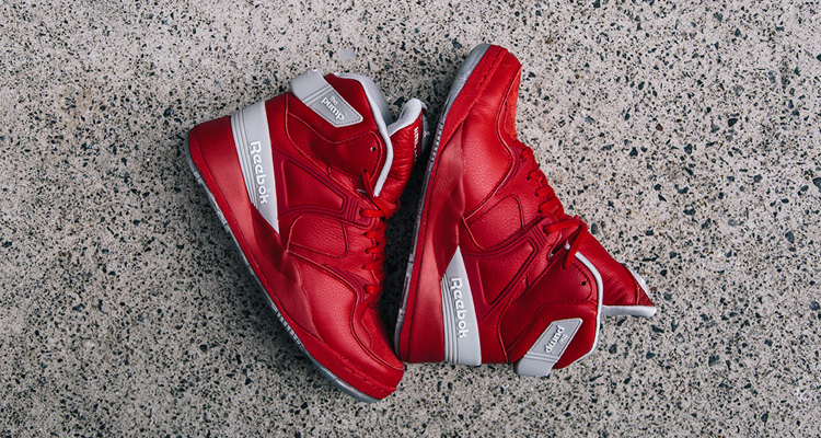 shoe gallery reebok pump red