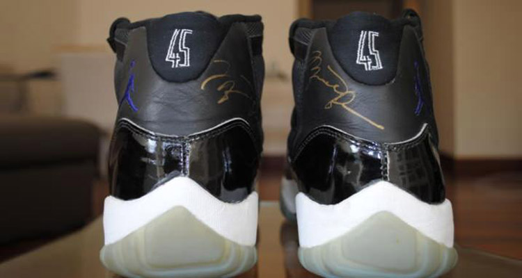 Air Jordan 11 Space Jam #45 PE for Michael Jordan