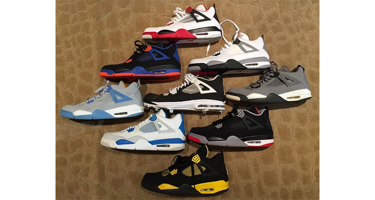 Andruw Jones Air Jordan 4 collection