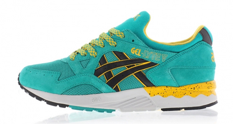 asics gel lyte v tropical green