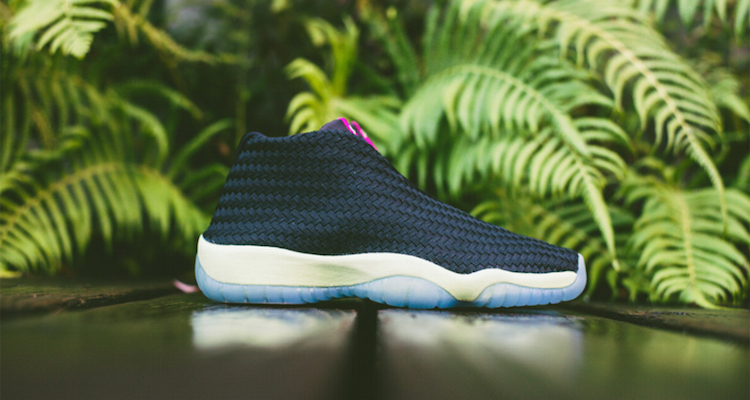 Jordan Future GS Black/Liquid Lime