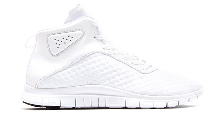 Nike Free Hypervenom Mid White/White