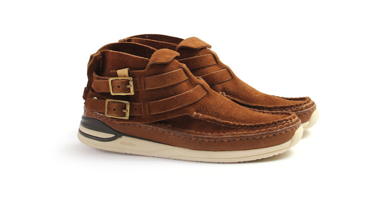 Visvim Mesa Moc Folk Brown Suede