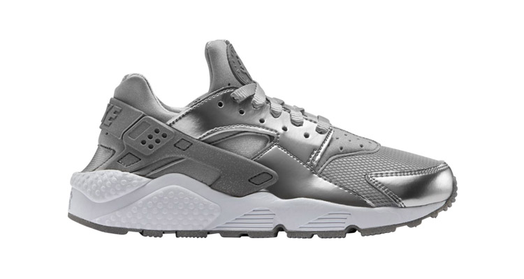 Women's Nike Air Huarache Premium Metallic Silver