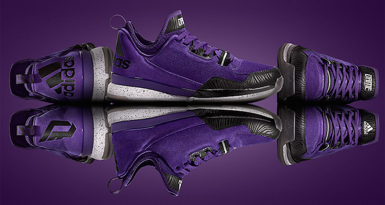 adidas D Lillard 1 Purple Suede