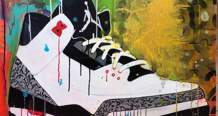 Air Jordan 3 Infrared 23 Art by Shannon Favia