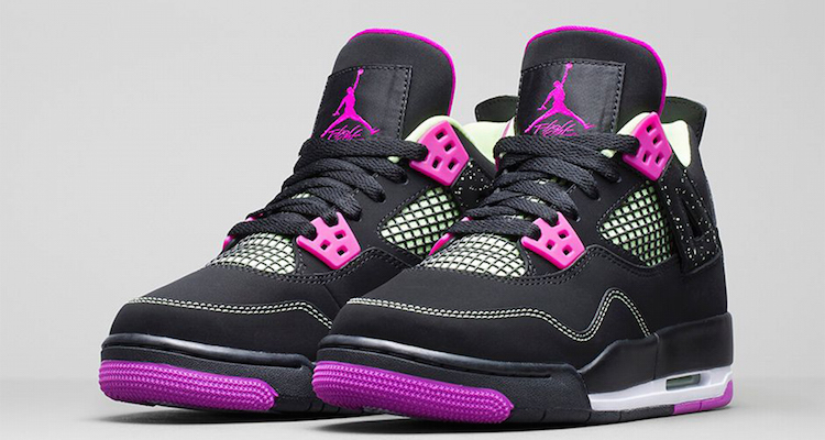 Air Jordan 4 GS Fuschia Official Images