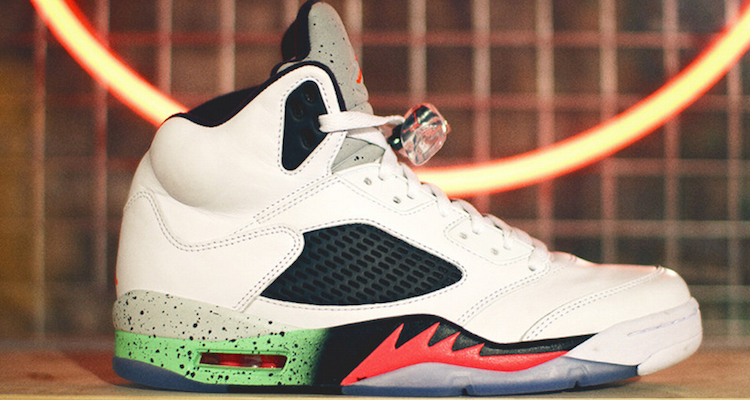 Air Jordan 5 Poison Green/Infrared Another Look