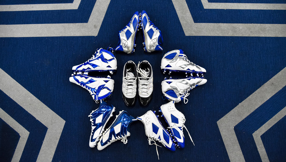 Dez Bryant's Air Jordan Cleat Collection