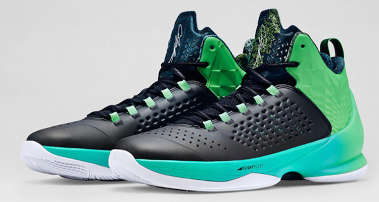 Jordan Melo M11 Black/Light Green Spark Official Images