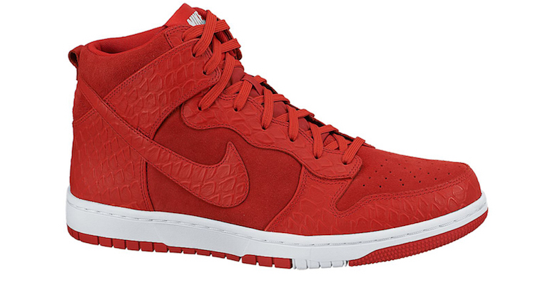 Nike Dunk High CMFT Premium Python Red