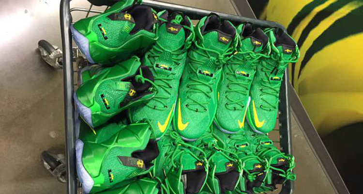 Nike LeBron 12 Oregon PE