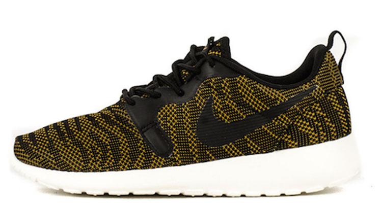 Nike WMNS Roshe Run Jacquard Black/Gold