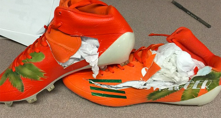 Warren Sapp Destroys Adidas Cleats