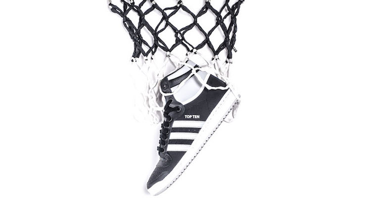 adidas Top Ten Hi Black/Grey-White