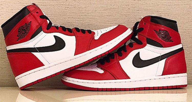 Air Jordan 1 Retro High OG White/Varsity Red-Black Release Date