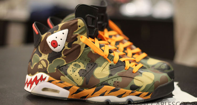 Air Jordan 6 BAPE Customs