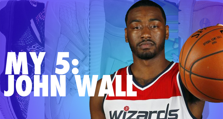 My 5 John Wall's Sneaker Rotation