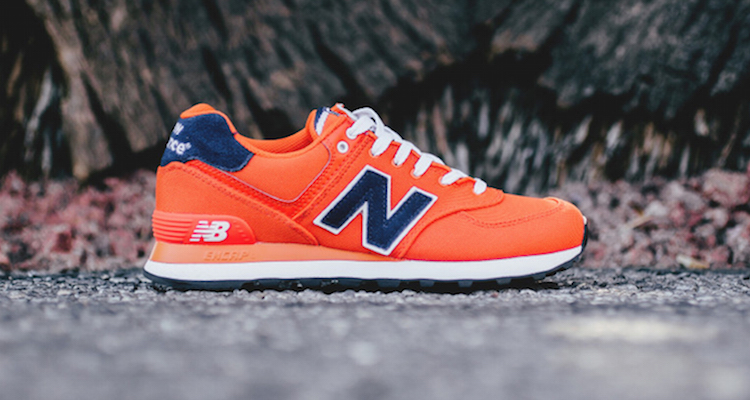 New Balance 574 Pique Polo Orange