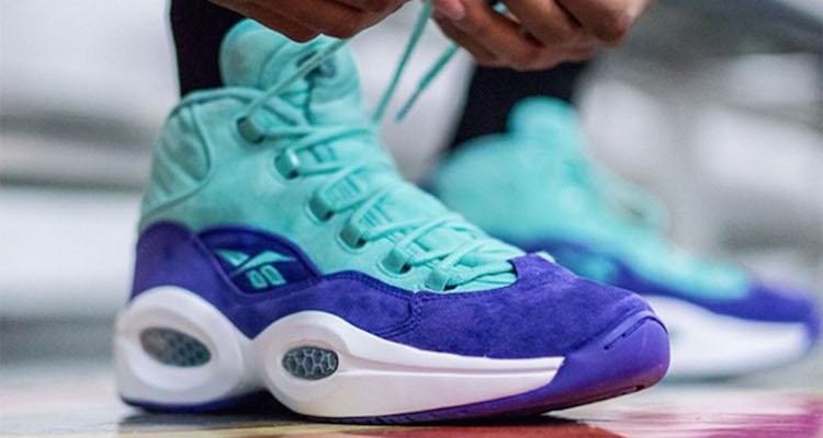 Packer Shoes x Sneakersnstuff x Reebok Question Token 38 Teal/Purple