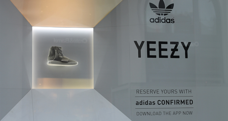 The Yeezy 750 Boost Is on Display at adidas' NYC Store