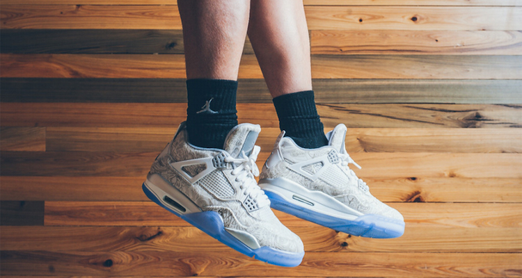 Check out an On-Foot Look at the Air Jordan 4 Laser