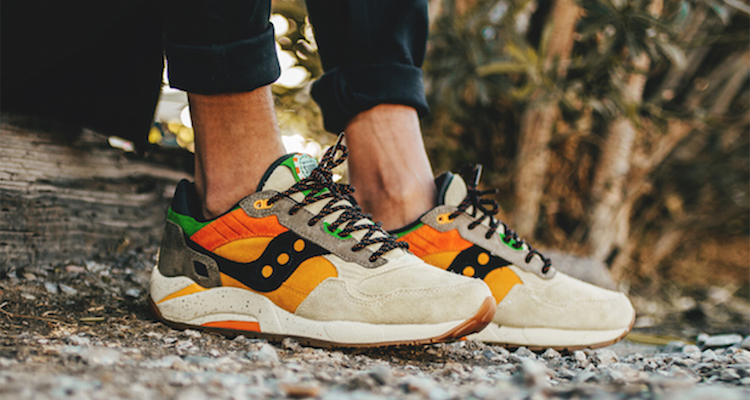 Feature x Saucony G9 Shadow 5 The Pumpkin On-Foot Preview