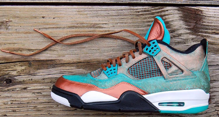 GourmetKickz Unveils Air Jordan 4 Patina Custom