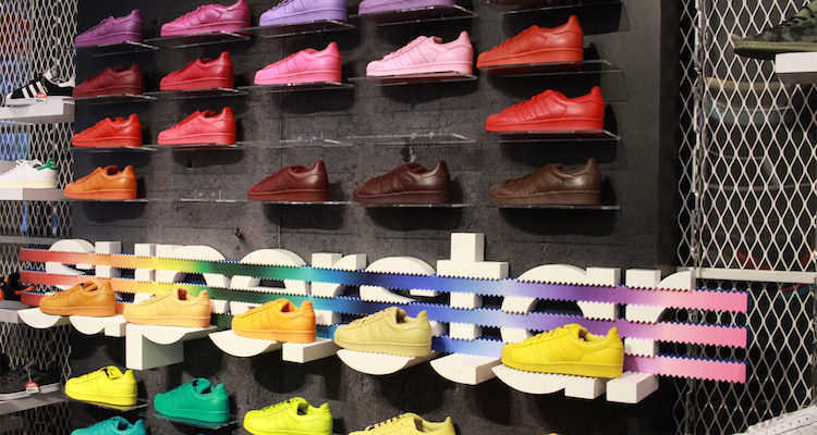 Here's What Happened at the Pharrell x adidas Superstar Supercolor Collection Release in NYC