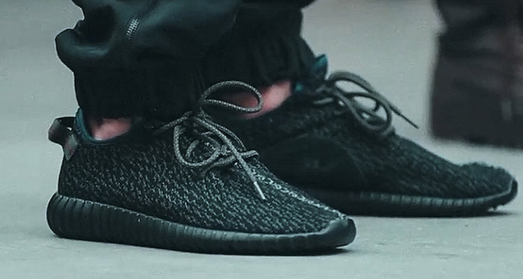 Kanye West x adidas Yeezy 350 Boost Low Black On-Foot Preview