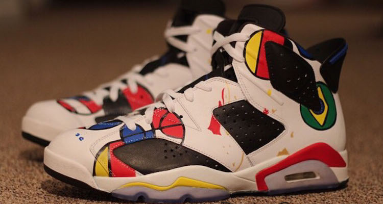 The Air Jordan 6 Receives a Miro Makeover Thanks to Dapp Customs