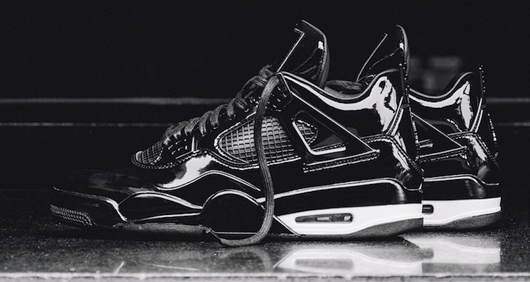 Air Jordan 11Lab4 Black Patent Detailed Images