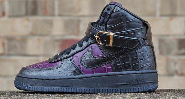 Nike Air Force 1 High Queen of Gator Custom by JBF Customs