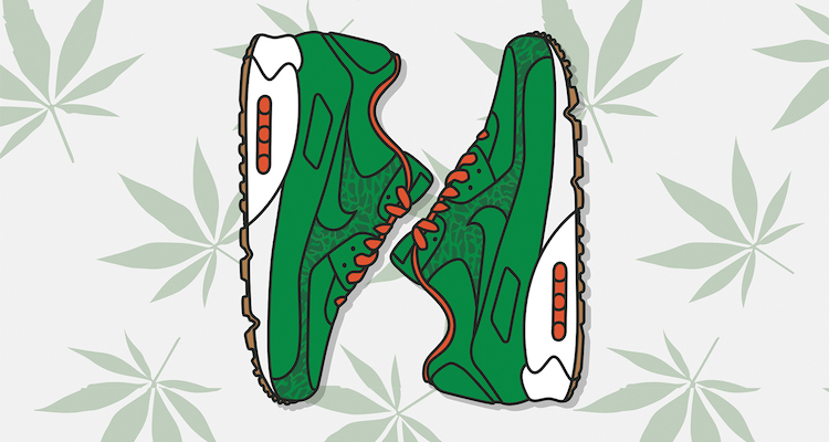 Nike Air Max 90 Homegrown 4/20 Edition Print by KickPosters